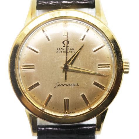 vintage men's omega seamaster watch